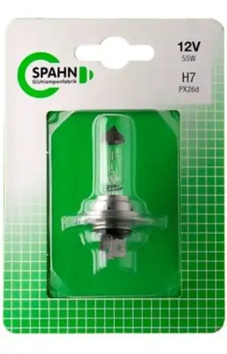 крушка с нагреваема жичка, фар за дълги светлини SPAHN GLÜHLAMPEN BL57162