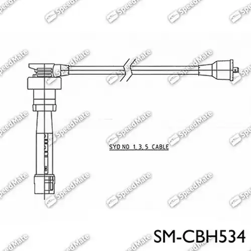 комплект запалителеи кабели SpeedMate SM-CBH534