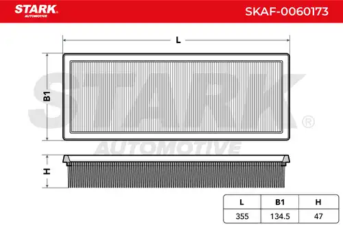 въздушен филтър Stark SKAF-0060173