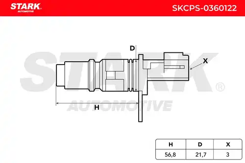 импулсен датчик, колянов вал Stark SKCPS-0360122