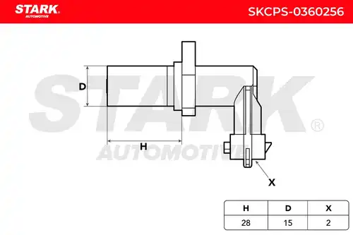 импулсен датчик, колянов вал Stark SKCPS-0360256