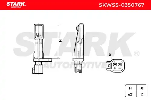 датчик, обороти на колелото Stark SKWSS-0350767