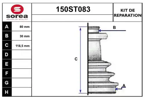 комплект маншон, полуоска STARTCAR 150ST083