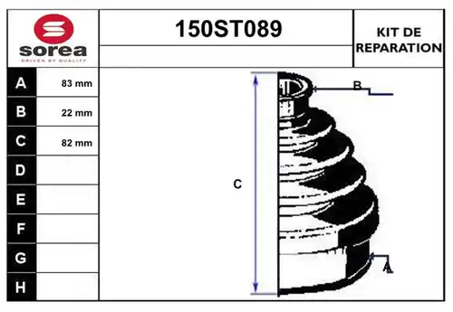 комплект маншон, полуоска STARTCAR 150ST089