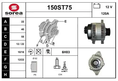 генератор STARTCAR 150ST75