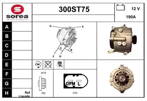 генератор STARTCAR 300ST75