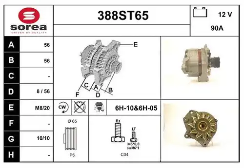 генератор STARTCAR 388ST65