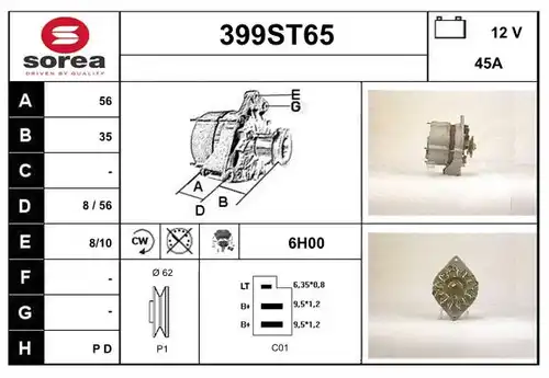 генератор STARTCAR 399ST65