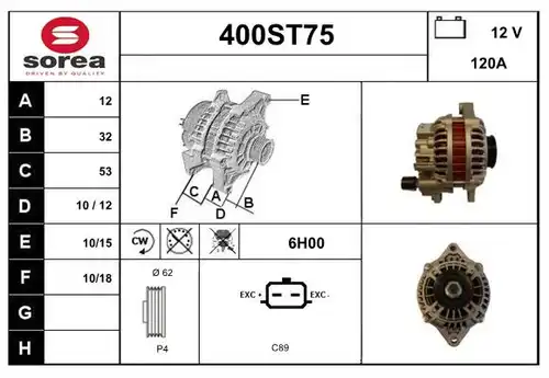 генератор STARTCAR 400ST75