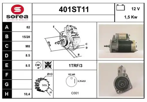 стартер STARTCAR 401ST11