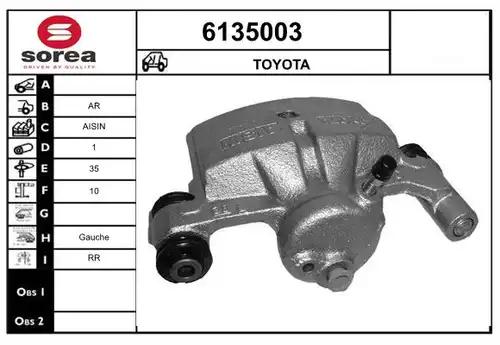 спирачен апарат STARTCAR 6135003