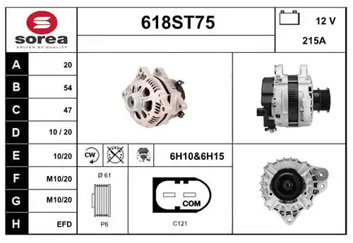 генератор STARTCAR 618ST75