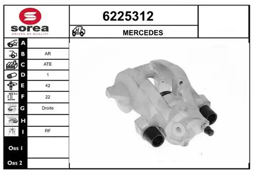 спирачен апарат STARTCAR 6225312