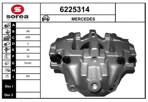 спирачен апарат STARTCAR 6225314