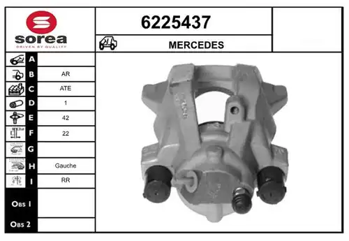 спирачен апарат STARTCAR 6225437