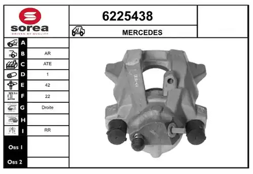 спирачен апарат STARTCAR 6225438