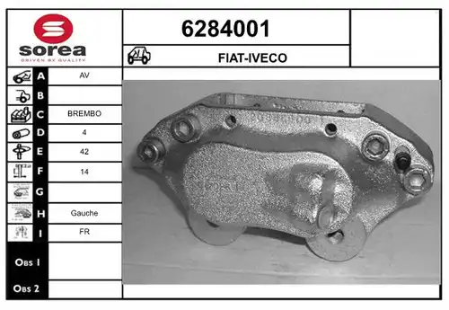 спирачен апарат STARTCAR 6284001