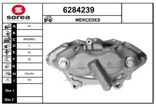 спирачен апарат STARTCAR 6284239