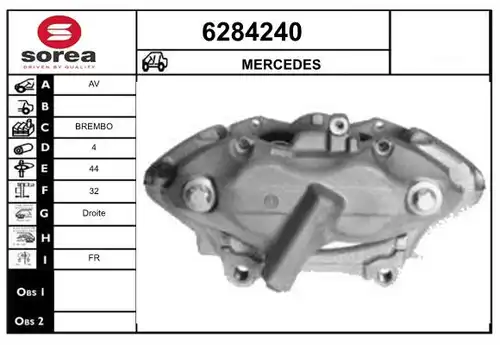 спирачен апарат STARTCAR 6284240