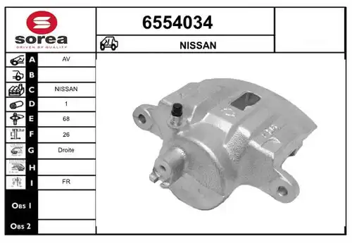 спирачен апарат STARTCAR 6554034