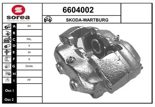 спирачен апарат STARTCAR 6604002