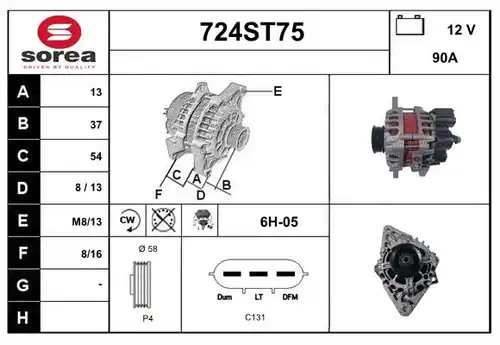 генератор STARTCAR 724ST75