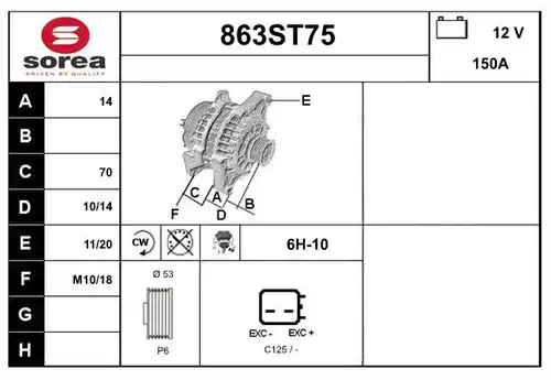  STARTCAR 863ST75