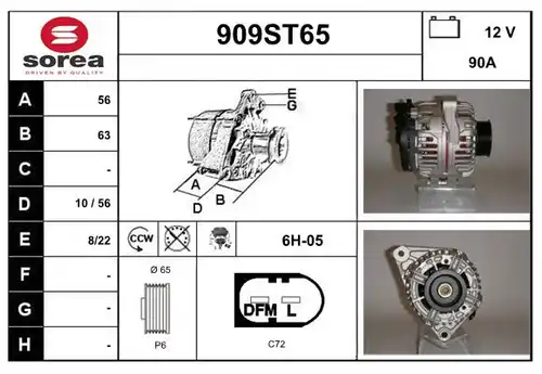 генератор STARTCAR 909ST65