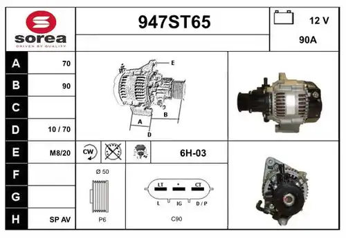 генератор STARTCAR 947ST65