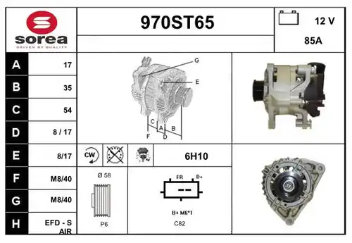 генератор STARTCAR 970ST65