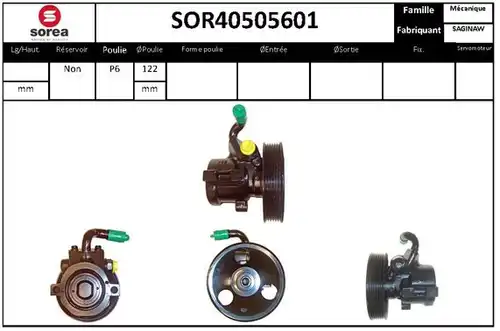 хидравлична помпа, кормилно управление STARTCAR SOR40505601