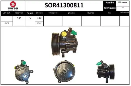 хидравлична помпа, кормилно управление STARTCAR SOR41300811