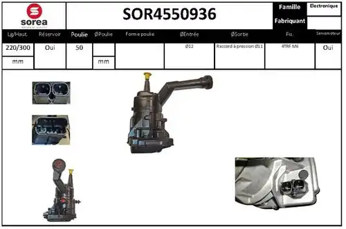 хидравлична помпа, кормилно управление STARTCAR SOR4550936