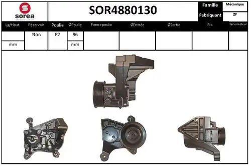 хидравлична помпа, кормилно управление STARTCAR SOR4880130