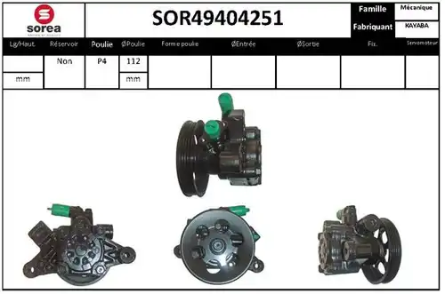 хидравлична помпа, кормилно управление STARTCAR SOR49404251