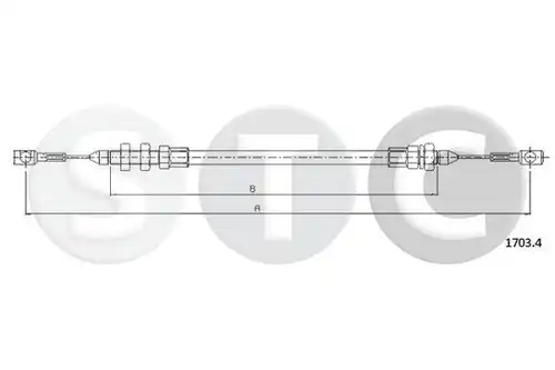 жило за газ STC T481524