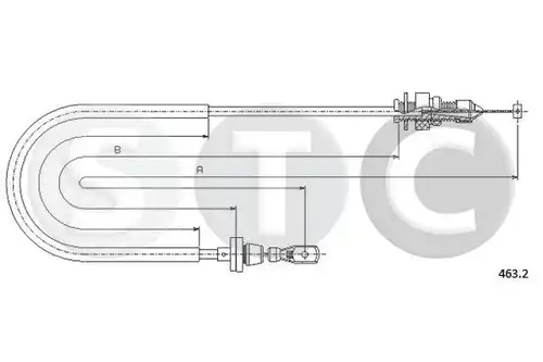 жило за газ STC T481528