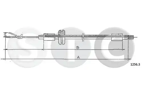 жило за капака на двигателя STC T481595