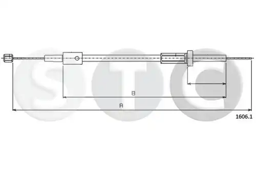 жило за капака на двигателя STC T481597