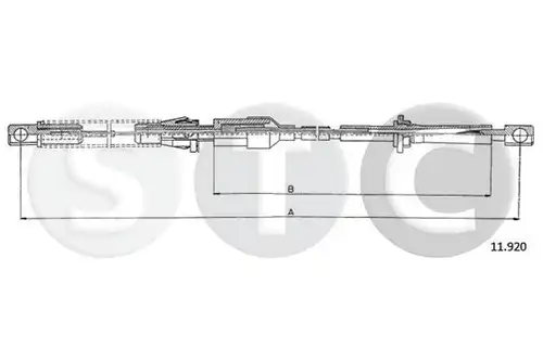 жило за газ STC T481895