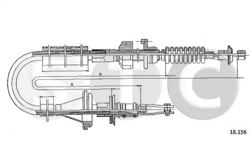 въжен механизъм, задействане на съединителя STC T481926