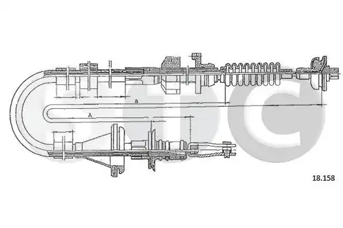 въжен механизъм, задействане на съединителя STC T481928