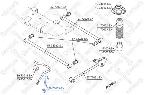 биалета STELLOX 56-73009-SX