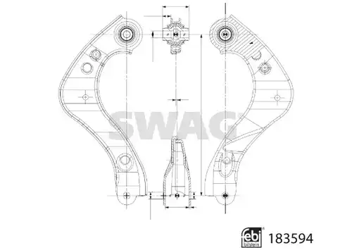 носач SWAG 33 10 9061