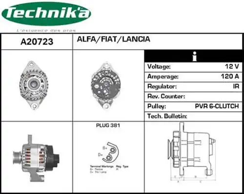 генератор Technika A20723