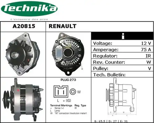 генератор Technika A20815