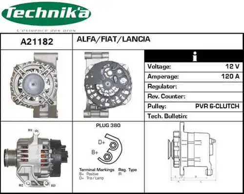 генератор Technika A21182