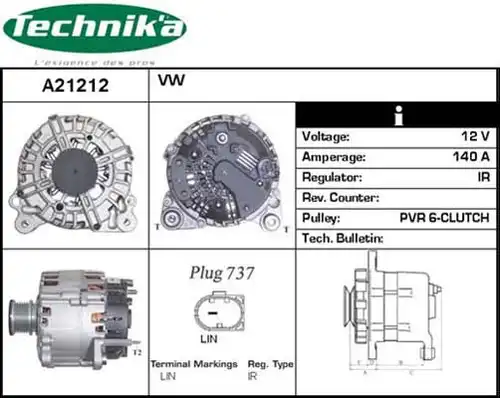 генератор Technika A21212A