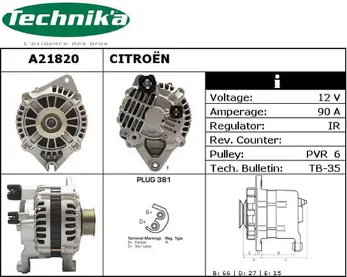 генератор Technika A21820