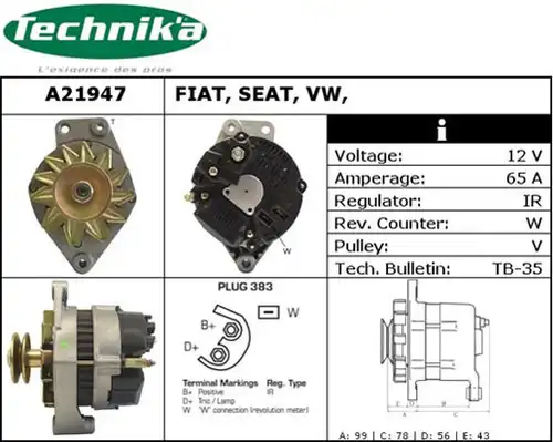 генератор Technika A21947